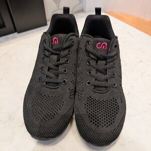 Slow Man Dance/Theater All Black Shoes Lace-up Sneakers - Youth 4.5/Women's 5.5